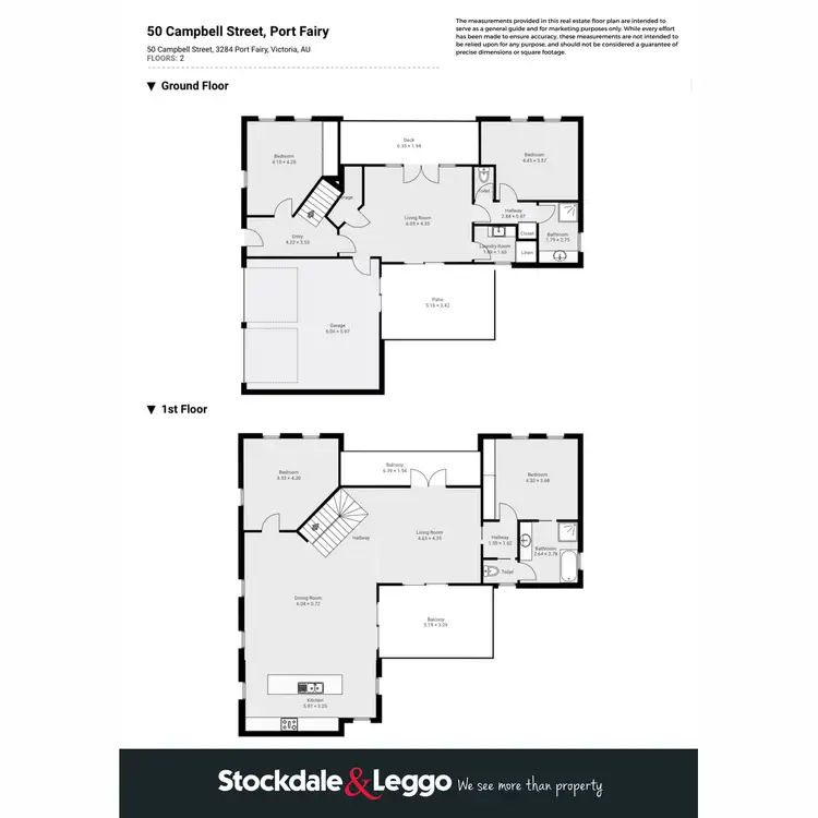 Floorplan of Homely house listing, 50 Campbell Street, Port Fairy VIC 3284