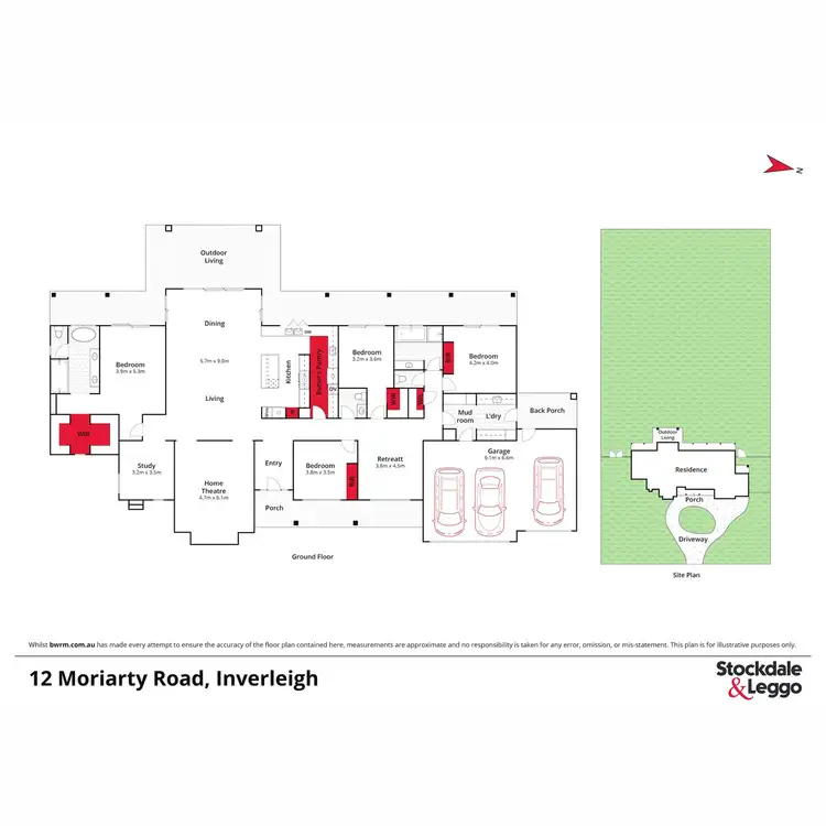 Floorplan of Homely house listing, 12 Moriary Road, Inverleigh VIC 3321