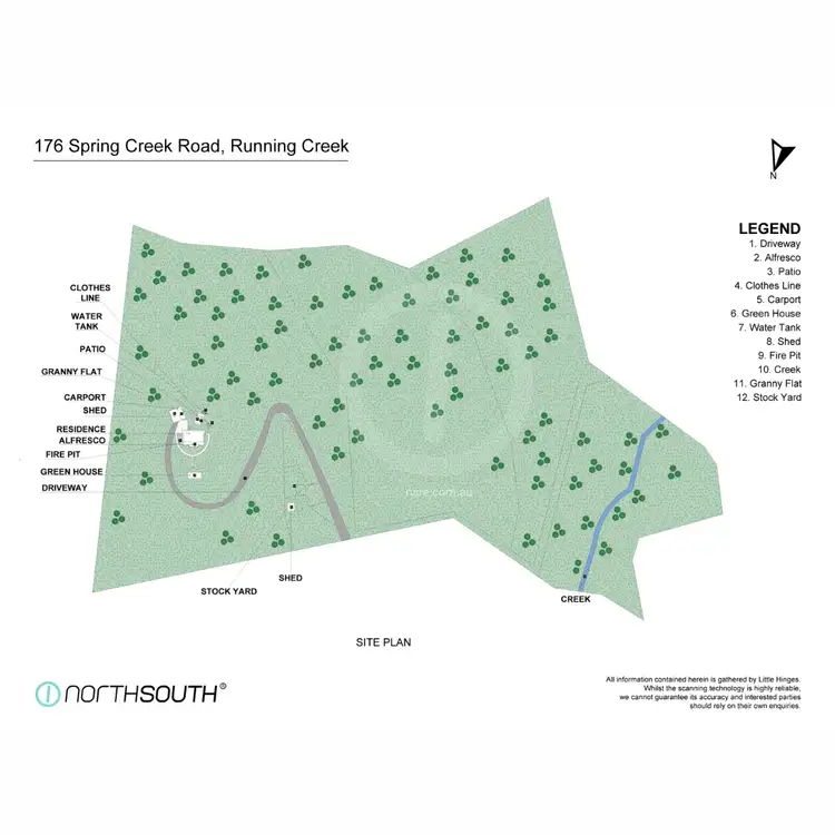 Floorplan of Homely house listing, 176 Spring Creek Road, Running Creek QLD 4287