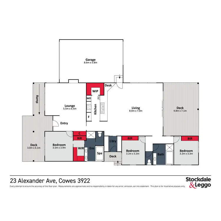 Floorplan of Homely house listing, 23 Alexander Avenue, Cowes VIC 3922