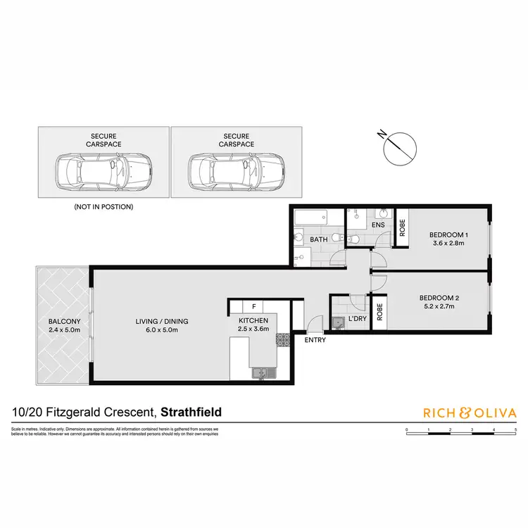 Floorplan of Homely apartment listing, 10/20 Fitzgerald Crescent, Strathfield NSW 2135