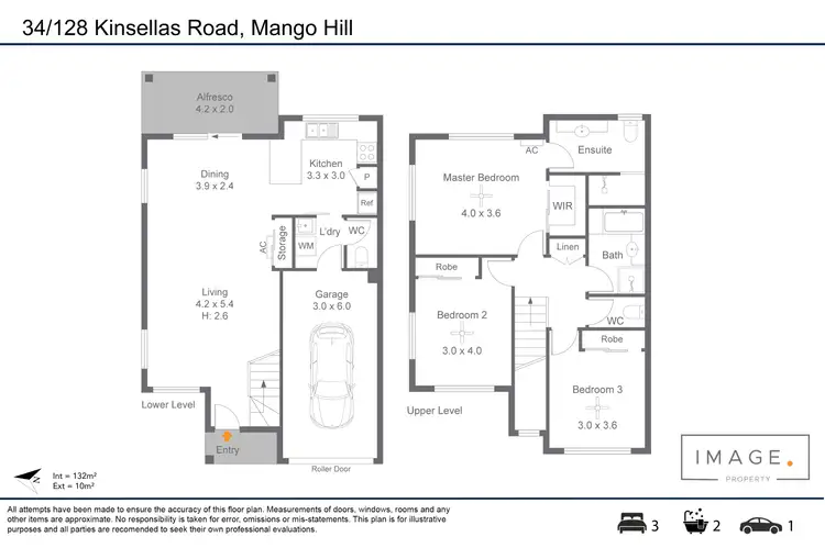 Floorplan of Homely townhouse listing, 34/128 Kinsellas Road West, Mango Hill QLD 4509