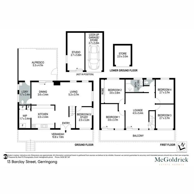 Floorplan of Homely house listing, 13 Barclay Street, Gerringong NSW 2534