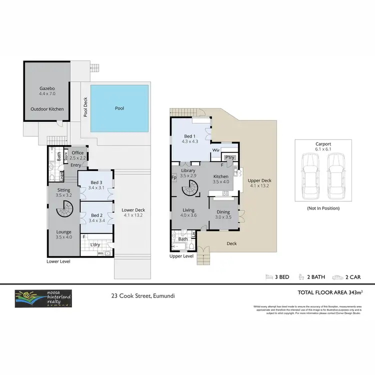 Floorplan of Homely house listing, 23 Cook Street, Eumundi QLD 4562