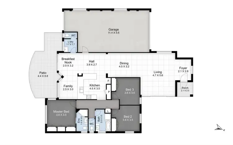 Floorplan of Homely house listing, 30 Barracuda Court, Palm Beach QLD 4221