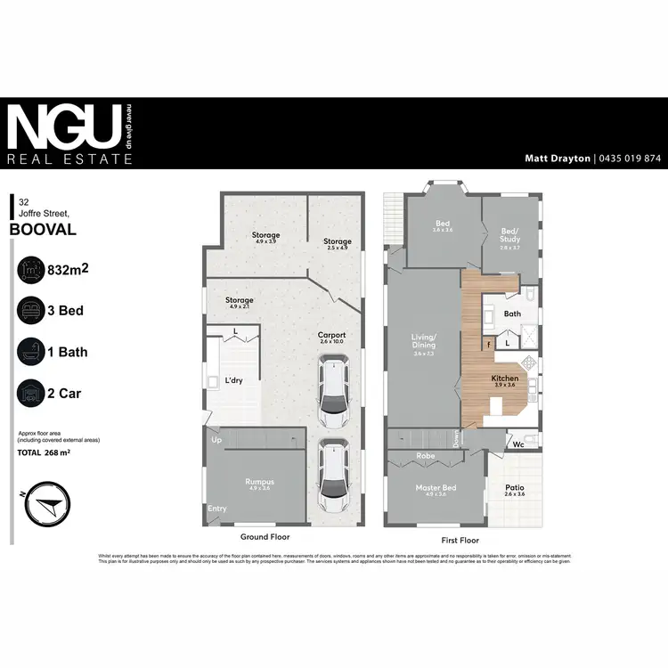 Floorplan of Homely house listing, 32 Joffre Street, Booval QLD 4304