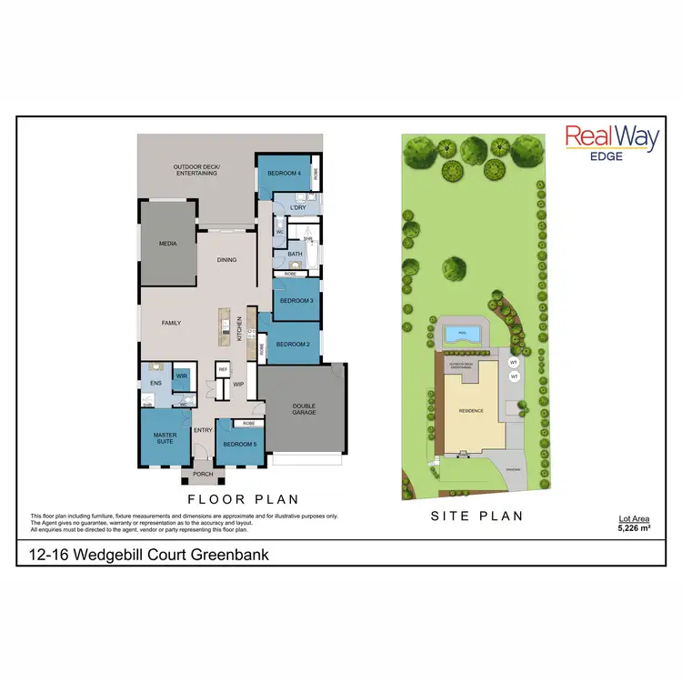 Floorplan of Homely house listing, 12-16 Wedgebill Court, Greenbank QLD 4124