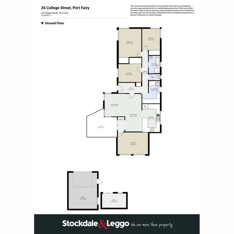 Floorplan of Homely house listing, 26 College Street, Port Fairy VIC 3284