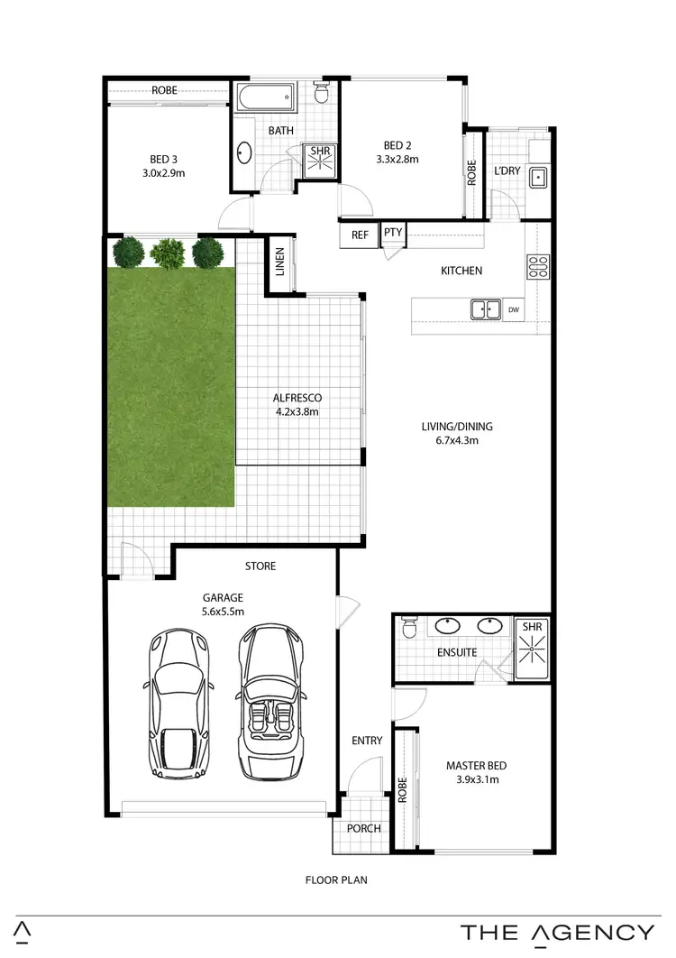 Floorplan of Homely house listing, 5B Hamilton Street, Osborne Park WA 6017