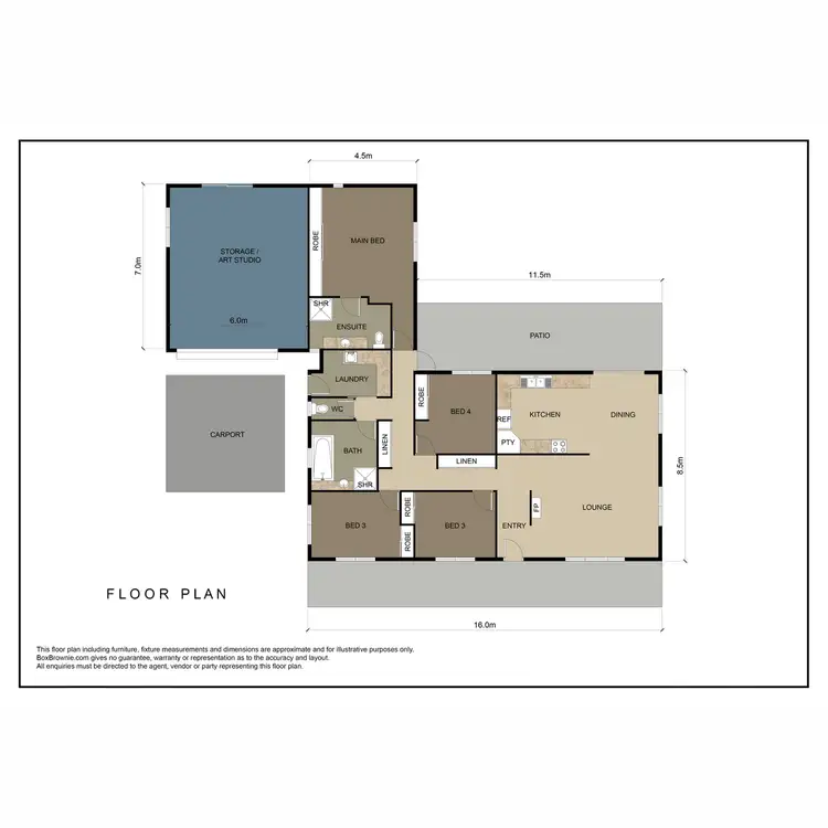 Floorplan of Homely house listing, 305 Amosfield Road, Dalcouth QLD 4380
