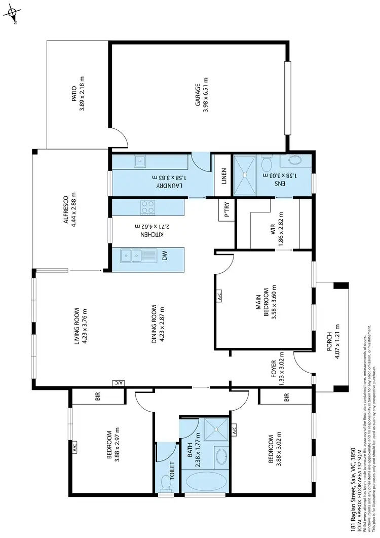Floorplan of Homely townhouse listing, 181 Raglan Street, Sale VIC 3850