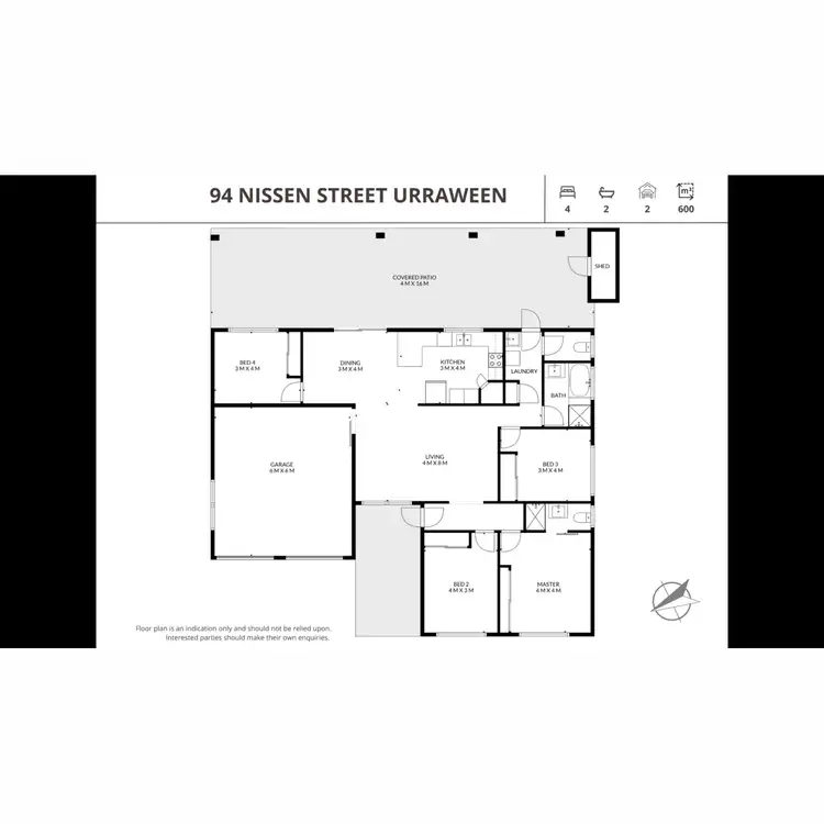 Floorplan of Homely house listing, 94 Nissen Street, Urraween QLD 4655