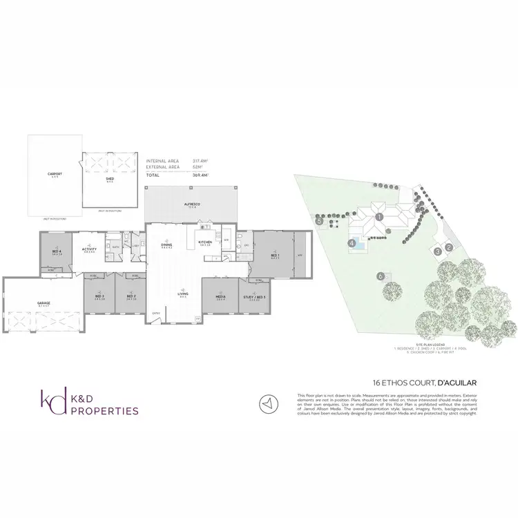 Floorplan of Homely house listing, 16 Ethos Court, D'aguilar QLD 4514