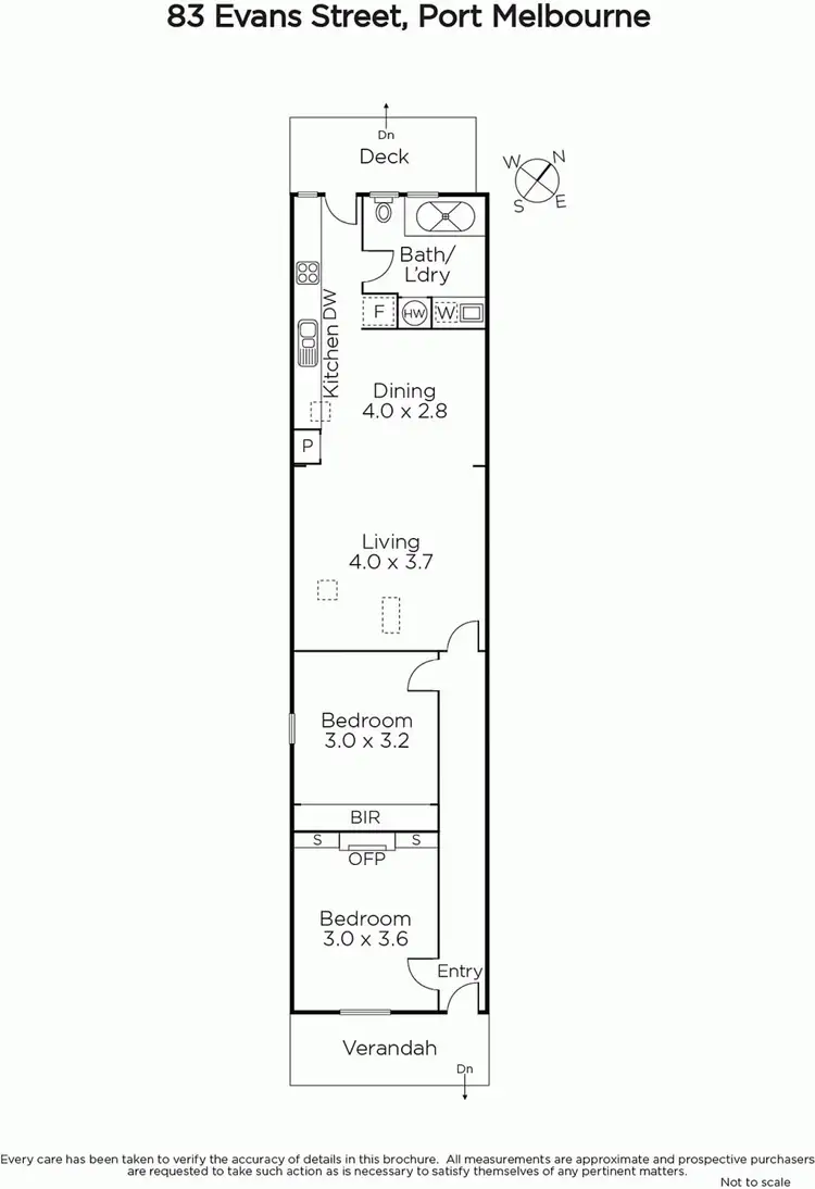 Floorplan of Homely house listing, 83 Evans Street, Port Melbourne VIC 3207