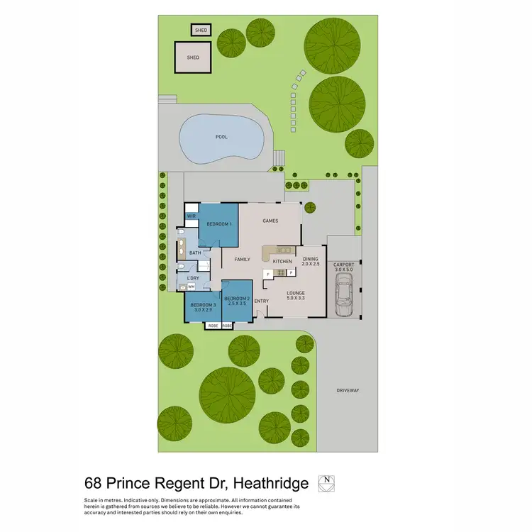 Floorplan of Homely house listing, 68 Prince Regent Drive, Heathridge WA 6027