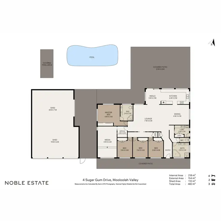Floorplan of Homely house listing, 4 Sugar Gum Drive, Mooloolah Valley QLD 4553
