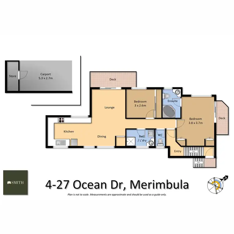 Floorplan of Homely apartment listing, 4/27 Ocean Drive, Merimbula NSW 2548
