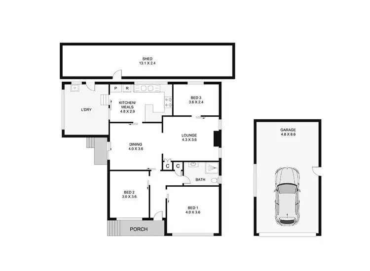 Floorplan of Homely house listing, 40 Fleet Street, New Lambton NSW 2305