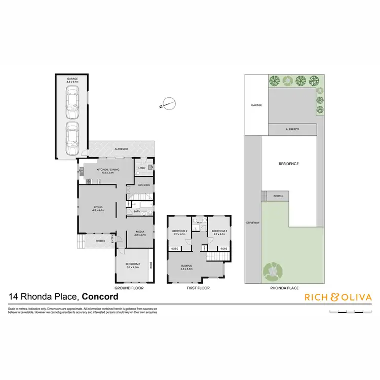 Floorplan of Homely house listing, 14 Rhonda Place, Concord NSW 2137