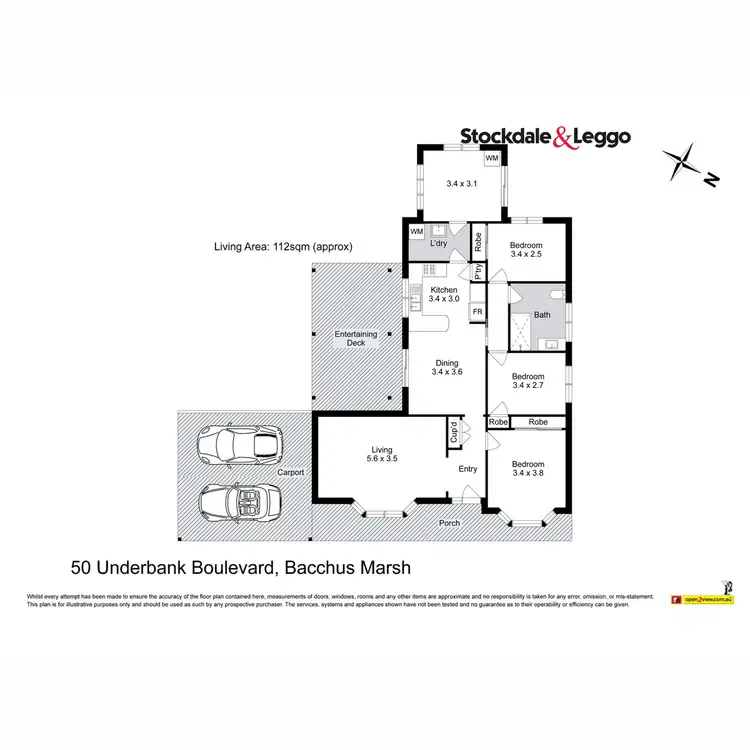 Floorplan of Homely house listing, 50 Underbank Boulevard, Bacchus Marsh VIC 3340