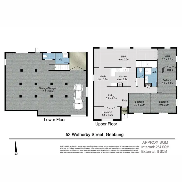 Floorplan of Homely house listing, 53 Wetherby Street, Geebung QLD 4034