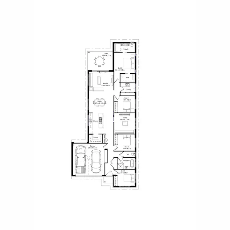 Floorplan of Homely house listing, Lot 118 Sedge Place, Victoria Point QLD 4165