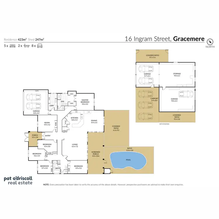 Floorplan of Homely house listing, 16 Ingram Drive, Gracemere QLD 4702
