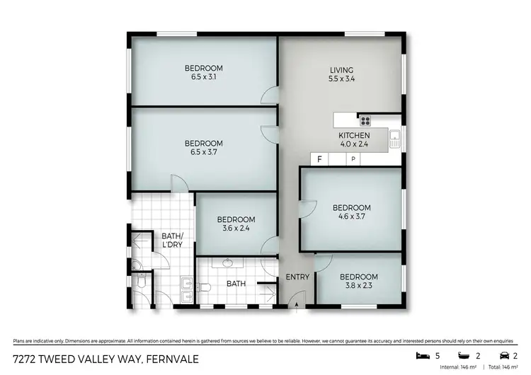 Floorplan of Homely rural property listing, 7272 Tweed Valley Way, Fernvale NSW 2484