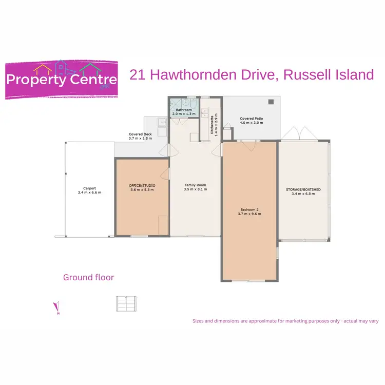 Floorplan of Homely house listing, 21 Hawthornden Drive, Russell Island QLD 4184
