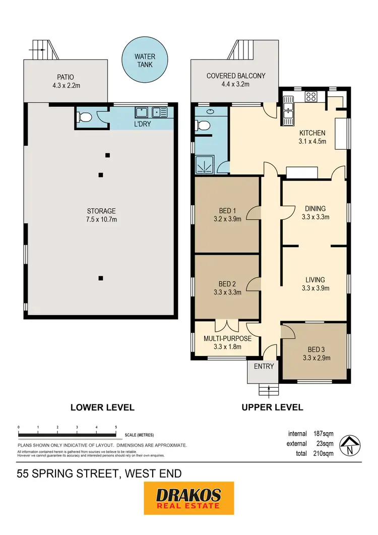 Floorplan of Homely house listing, 55 Spring Street, West End QLD 4101