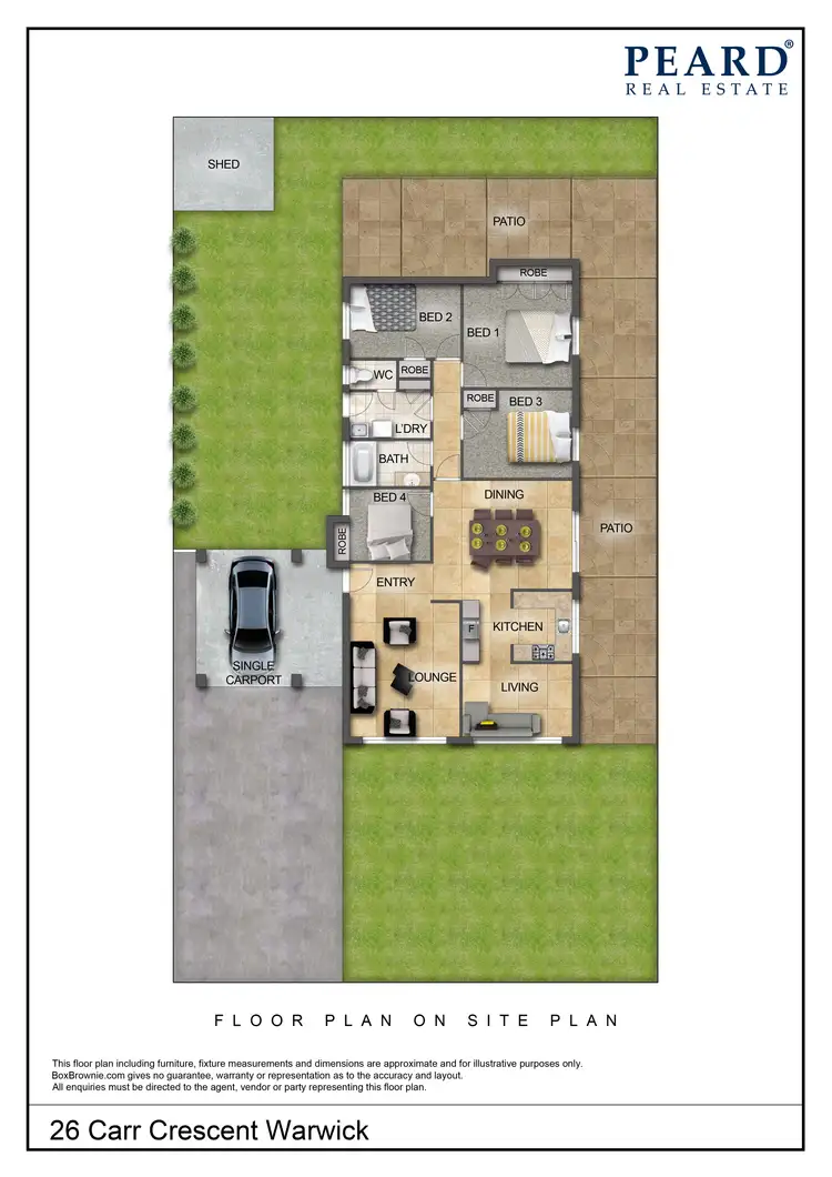 Floorplan of Homely house listing, 26 Carr Crescent, Warwick WA 6024