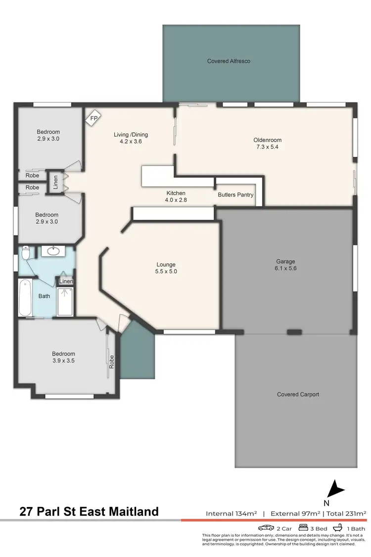 Floorplan of Homely house listing, 27 Parl Street, East Maitland NSW 2323