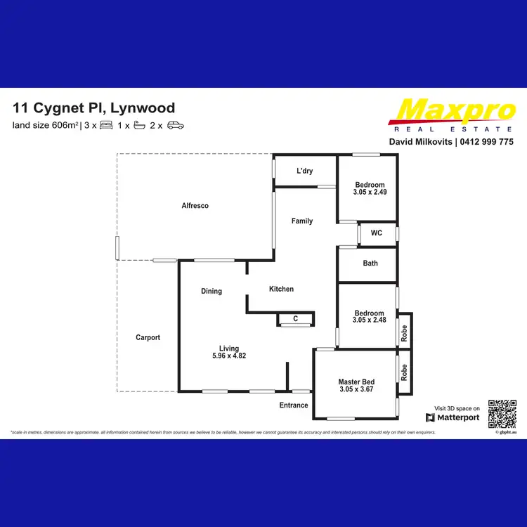 Floorplan of Homely house listing, 11 Cygnet Place, Lynwood WA 6147