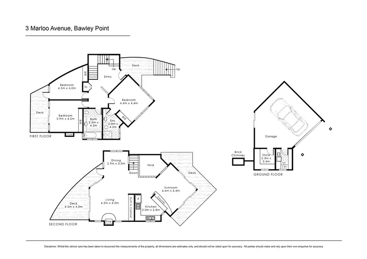 Floorplan of Homely house listing, 3 Marloo Avenue, Bawley Point NSW 2539
