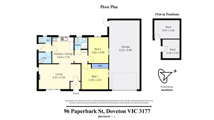 Floorplan of Homely house listing, 96 Paperbark Street, Doveton VIC 3177