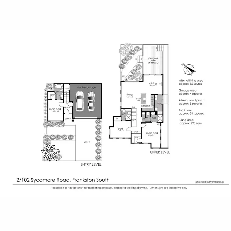 Floorplan of Homely townhouse listing, 2/102 Sycamore Road, Frankston South VIC 3199