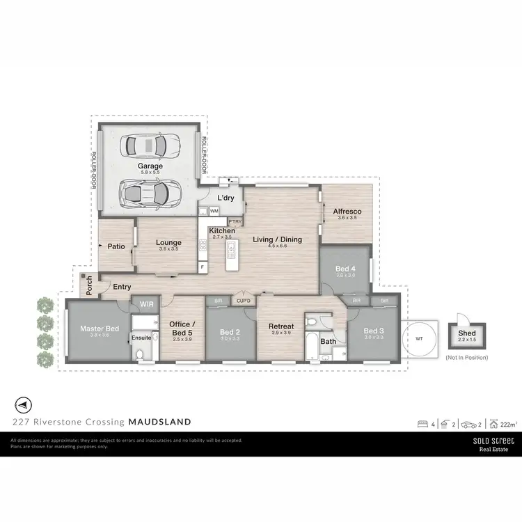 Floorplan of Homely house listing, 227 Riverstone Crossing, Maudsland QLD 4210