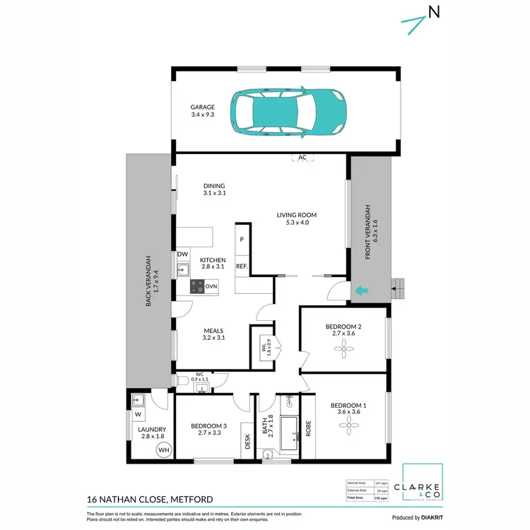 Floorplan of Homely house listing, 16 Nathan Close, Metford NSW 2323