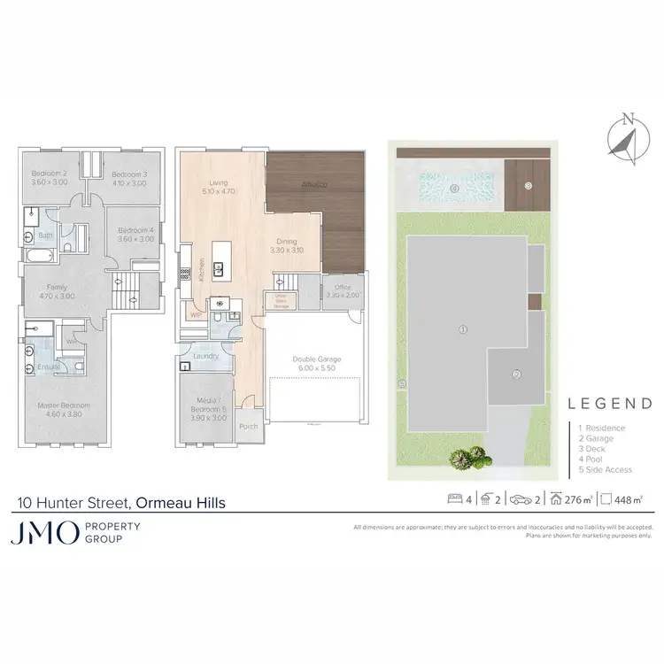 Floorplan of Homely house listing, 10 Hunter Street, Ormeau Hills QLD 4208