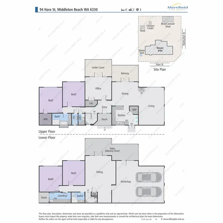 Floorplan of Homely house listing, 94 Hare Street, Middleton Beach WA 6330