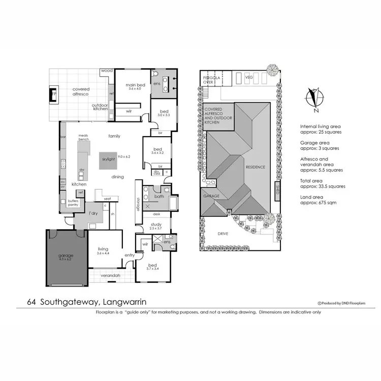 Floorplan of Homely house listing, 64 Southgateway, Langwarrin VIC 3910