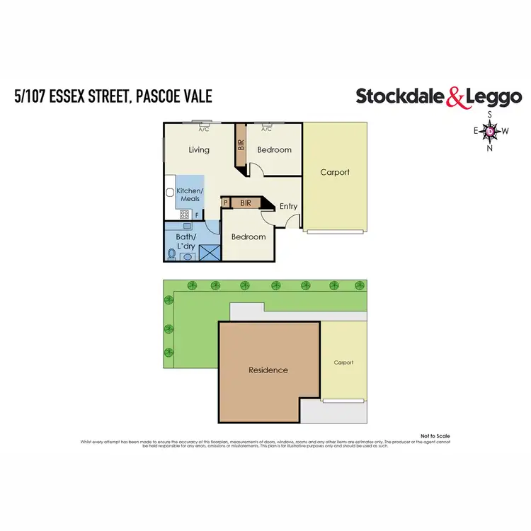 Floorplan of Homely unit listing, 5/107 Essex Street, Pascoe Vale VIC 3044