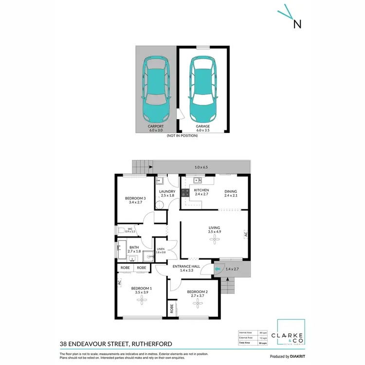 Floorplan of Homely house listing, 38 Endeavour Street, Rutherford NSW 2320