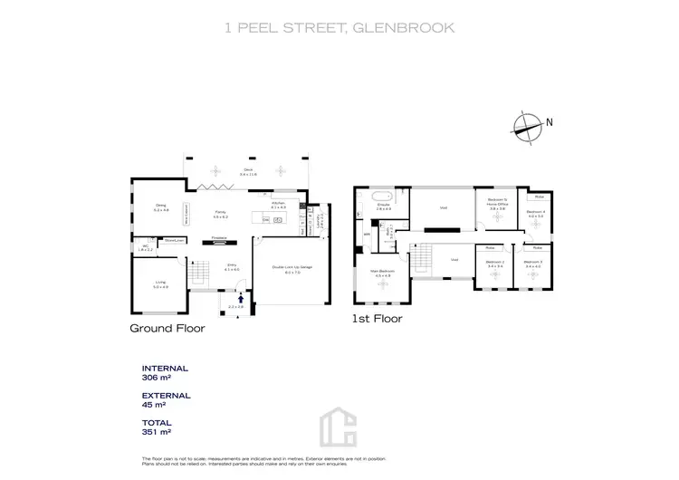 Floorplan of Homely house listing, 1 Peel Street, Glenbrook NSW 2773