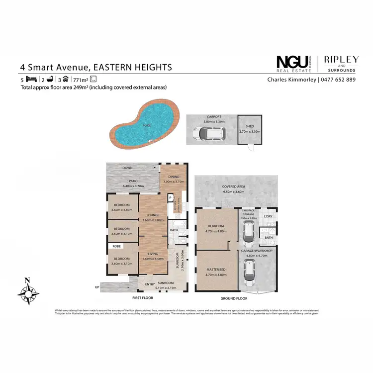 Floorplan of Homely house listing, 4 Smart Avenue, Eastern Heights QLD 4305