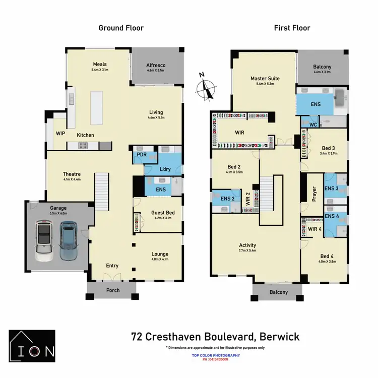 Floorplan of Homely house listing, 72 Cresthaven Boulevard, Berwick VIC 3806