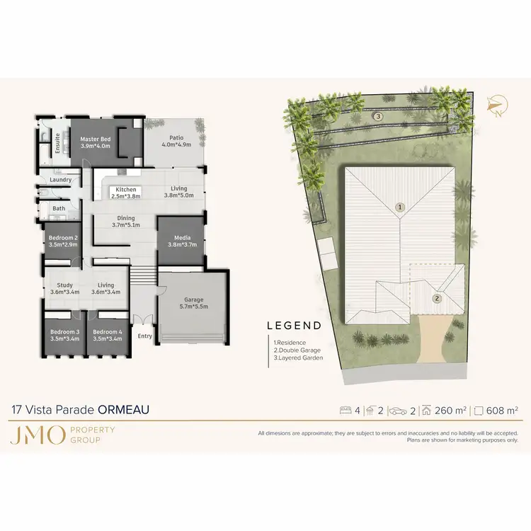 Floorplan of Homely house listing, 17 Vista Parade, Ormeau QLD 4208