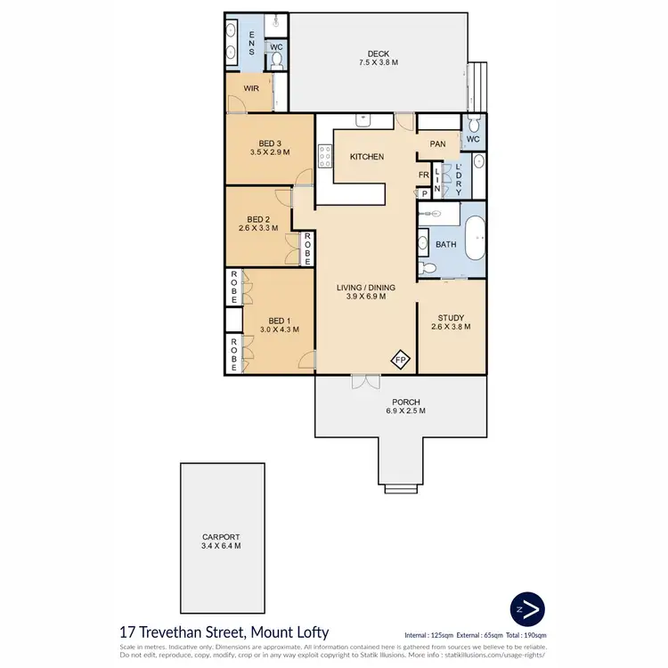 Floorplan of Homely house listing, 17 Trevethan Street, Mount Lofty QLD 4350