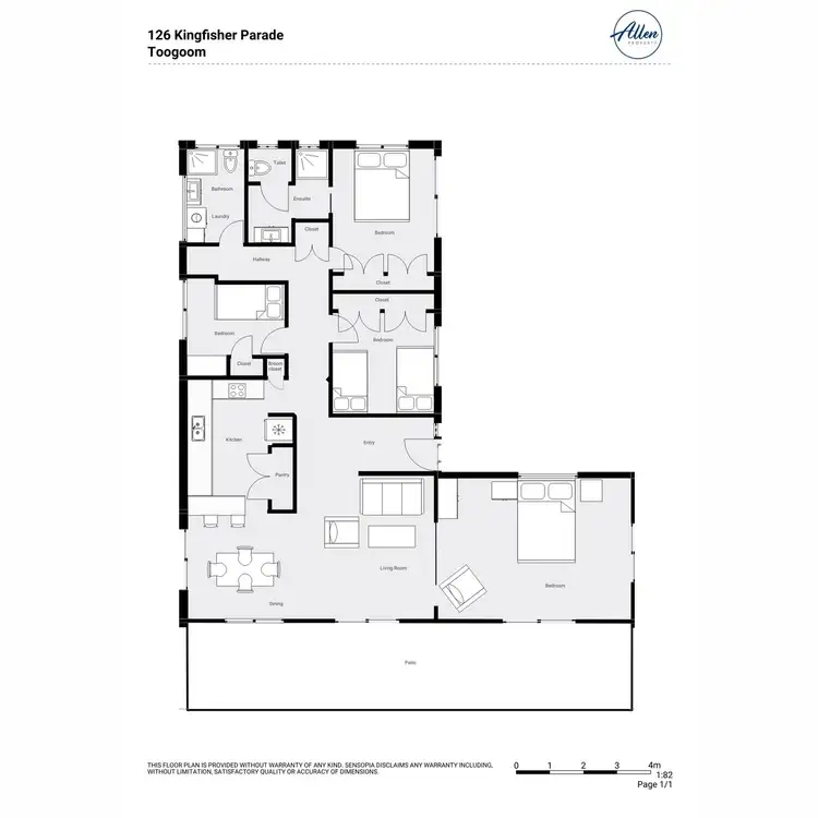 Floorplan of Homely house listing, 126 Kingfisher Parade, Toogoom QLD 4655