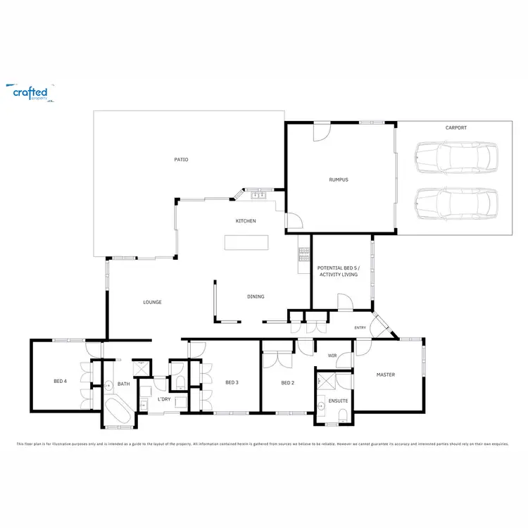 Floorplan of Homely house listing, 29 Montgomery Court, Heritage Park QLD 4118